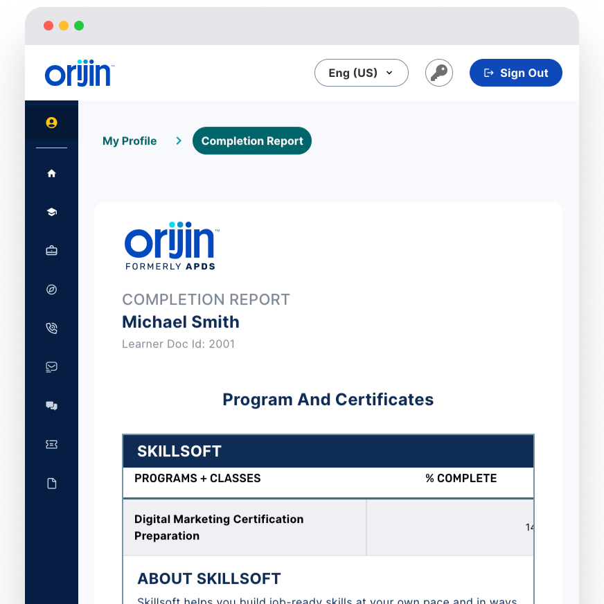 Orijin — Correctional Education & Workforce Platform